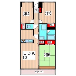 ソレイユ立花の物件間取画像